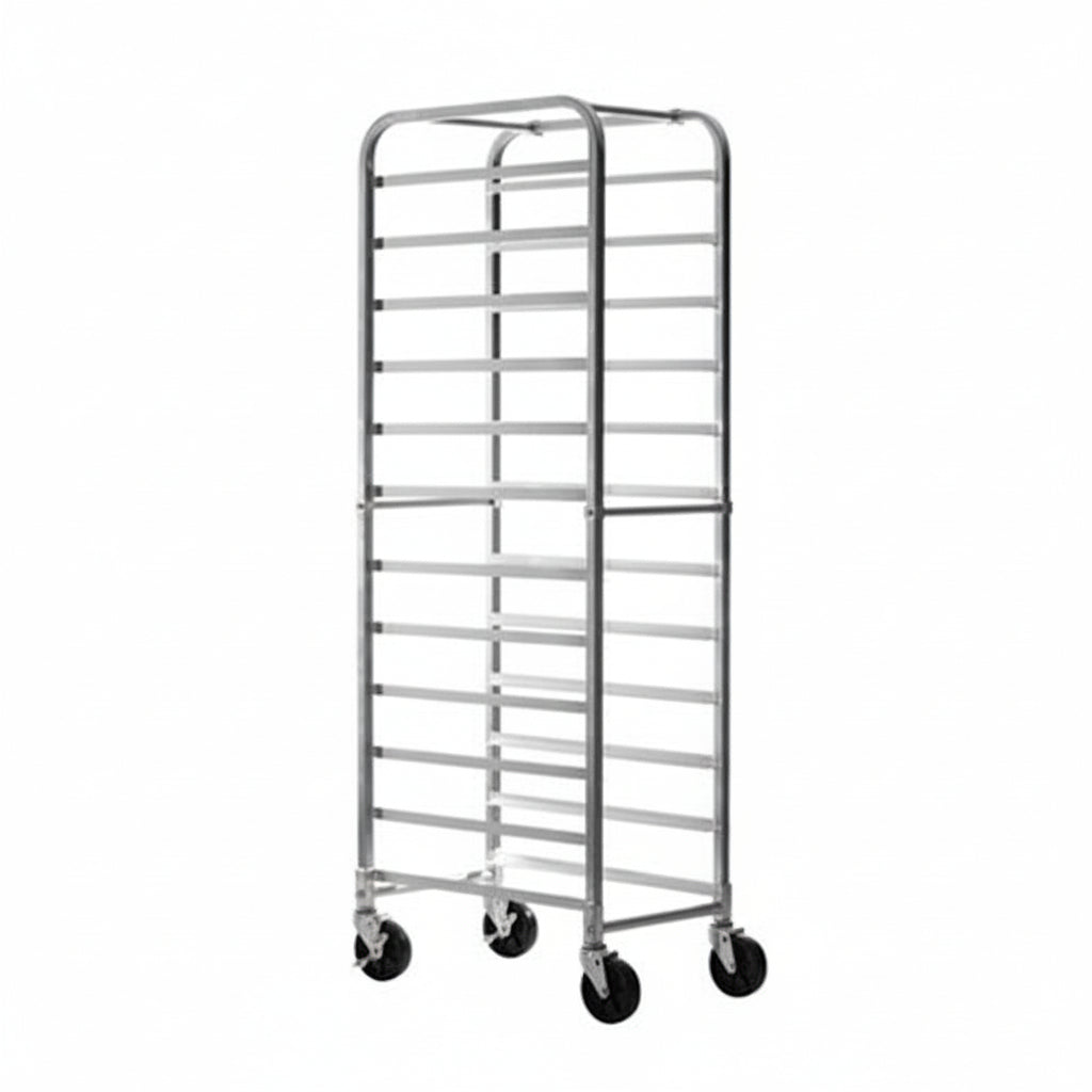 Rosko RO-RACK-1216-ALU 12 Pan Open Bun Pan Rack
