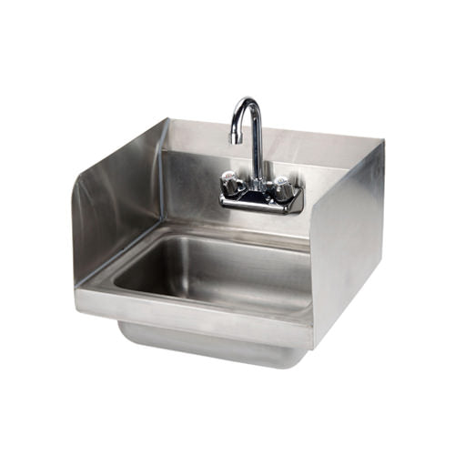 EFI SIH817-S 17" x 15" Wall Mounted Hand Sink With Faucet & Splash Guard