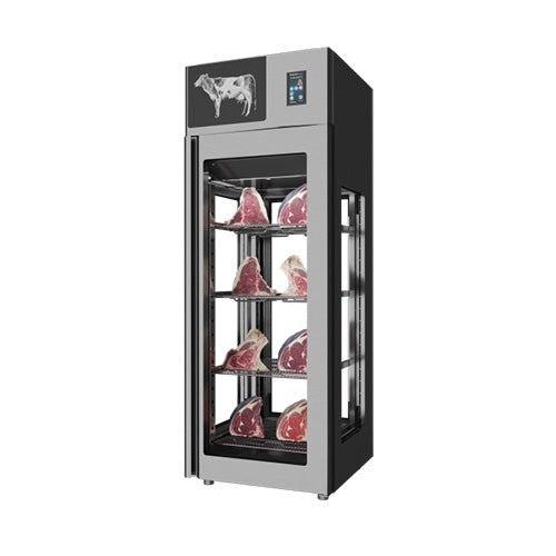 Stagionello MM-IT-700-SS-AV 330 Lb Dry Aging Cabinet with 4-Glass View