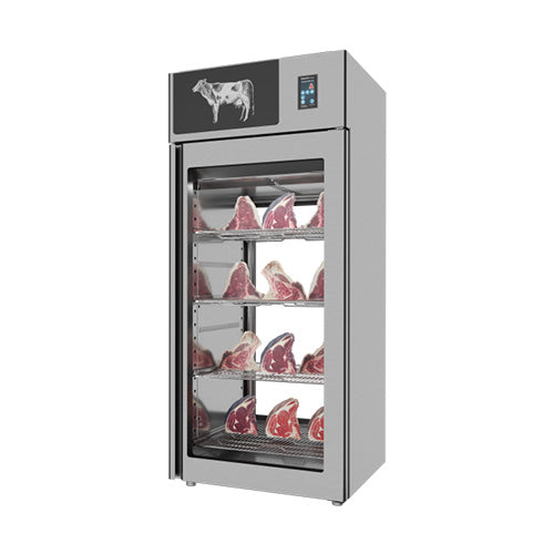 Stagionello MM-IT-900-SS-V 500 Lb Dry Aging Cabinet with 2-Glass View