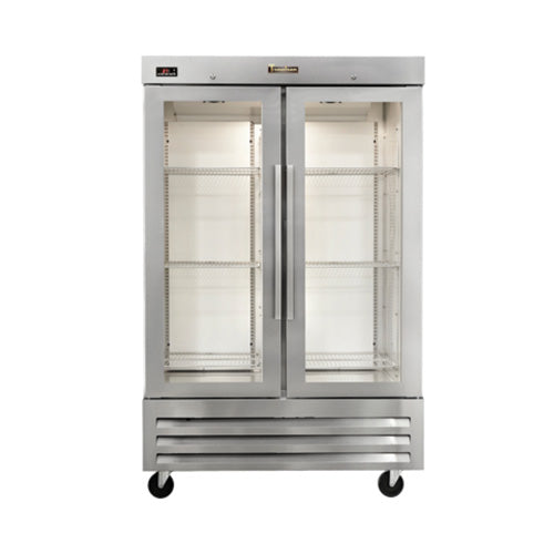 Traulsen CLBM-49R-FG 54” 2 Door Glass Reach In Refrigerator