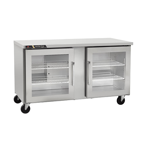 Traulsen CLUC-48R-GD 48″ 2 Door Glass Undercounter Refrigerator