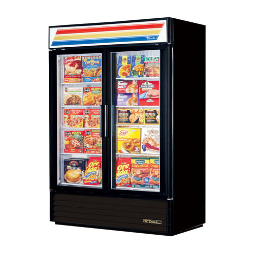 True GDM-49F-HC Double Glass Door Freezer Merchandiser