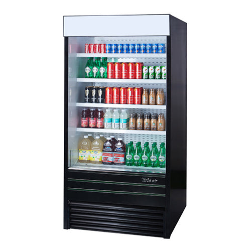 Turbo Air TOM-36EB-N Black 36" Air Curtain Merchandiser