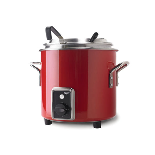 Vollrath 7217255 10 Lt Retro Soup Kettle Red