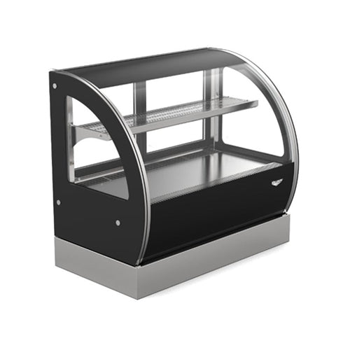 Vollrath HDCCV-36 36" Curved Glass Countertop Heated Display Case