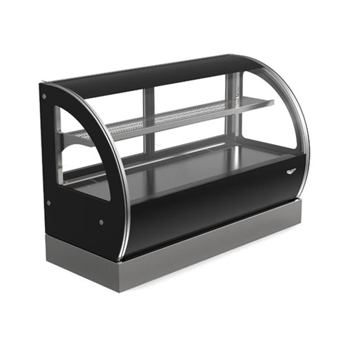 Vollrath HDCCV-48 48" Curved Glass Countertop Heated Display Case