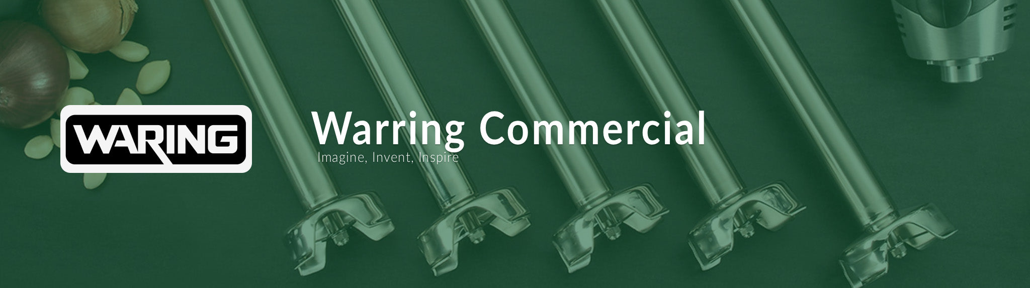 Waring supplier banner