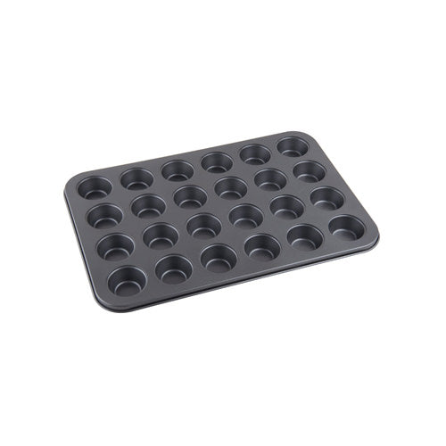 Winco AMF-24MNS 24 Cup Tin Plate Carbon Steel Non-Stick Mini-Muffin Pan