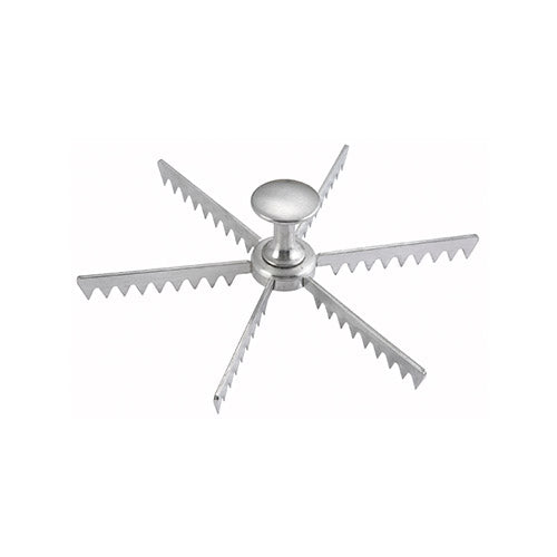 Winco APM-06 6 Cut Aluminum Cake Marker