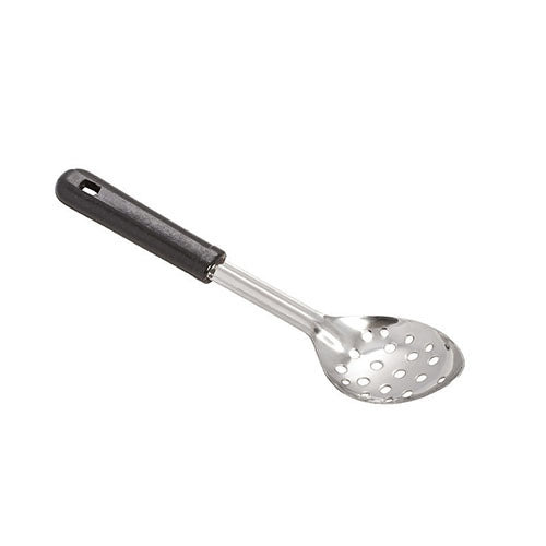 Winco BSPB-11 11" Stainless Steel Perforated Basting Spoon With Bakelite Handle