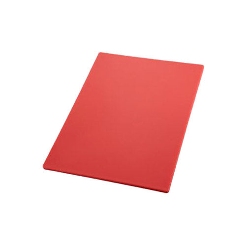 Winco CBRD-1218 12″ x 18″ x 1/2″ Red Cutting Board