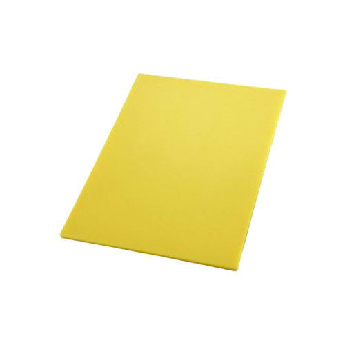 Winco CBYL-1824 18" x 24" x 1/2" Yellow Cutting Board
