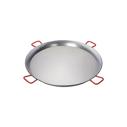 Winco CSPP-35 35 1/2" Polished Carbon Steel Paella Pan