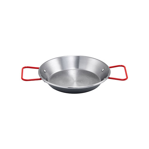 Winco CSPP-7 7 7/8" Polished Carbon Steel Paella Pan