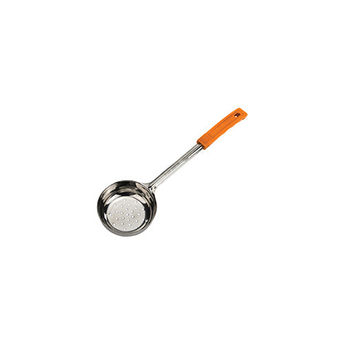 Winco FPPN-8 8 Oz Orange Perforated Stainless Steel Portion Controller