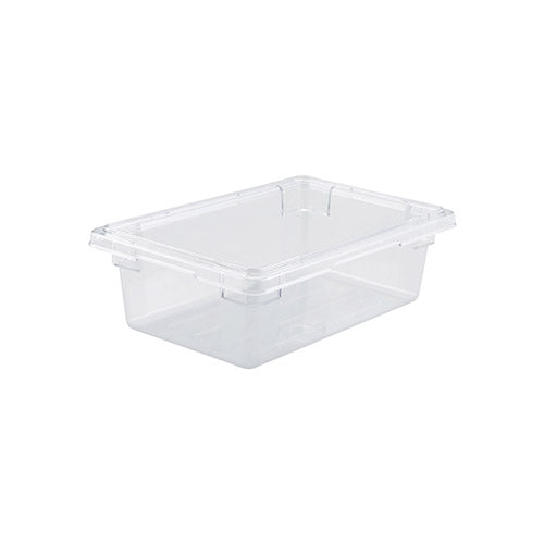 Winco PFSH-6 Half Size Clear Food Storage Box - 6" Deep