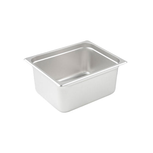 Winco SPJH-206 1/2 Size Heavy Weight Steam Table / Hotel Pan - 6" Deep