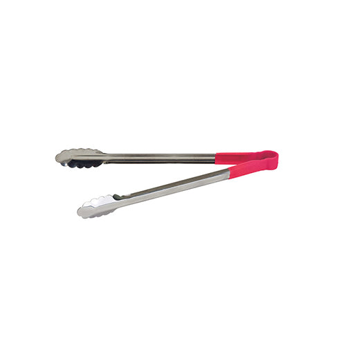 Winco UTPH-16R 16" Red Heat Resistant Utility Tong