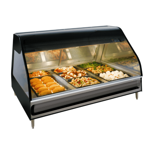 Alto-Shaam ED3-48-208V 48″ Curved Glass Countertop Heated Display Case - 208V