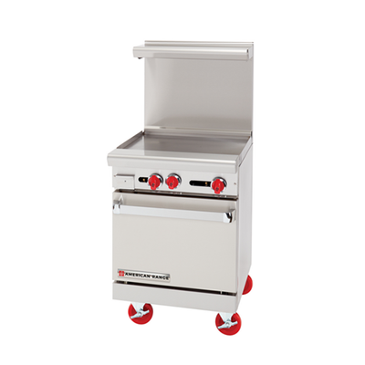 American Range AR-24G-NG 24″ Natural Gas Range With 24″ Griddle