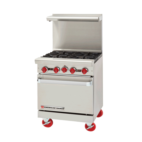 American Range AR-4-LP 24″ Propane Gas Range With 4 Open Burner