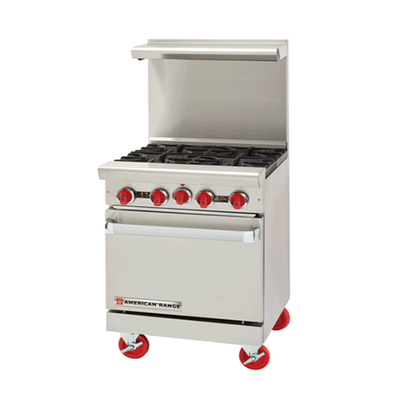 American Range AR-4-LP 24″ Propane Gas Range With 4 Open Burner