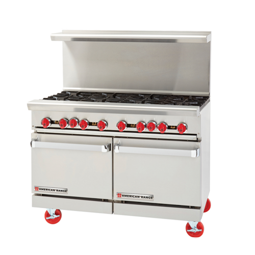 American Range AR-8-LP 48″ Propane Gas Range With 8 Open Burner