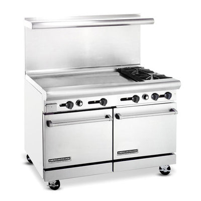 American Range AR36G-2B-N 48″ Natural Gas Range With 36″ Griddle