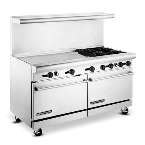 American Range AR36G-4B 60" Natural Gas Range With 36" Griddle