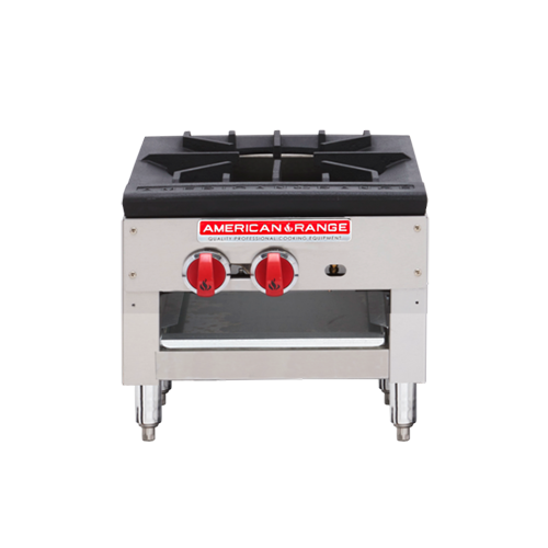 American Range SPSH-18-2-NG Natural Gas Double Burner Stock Pot Range