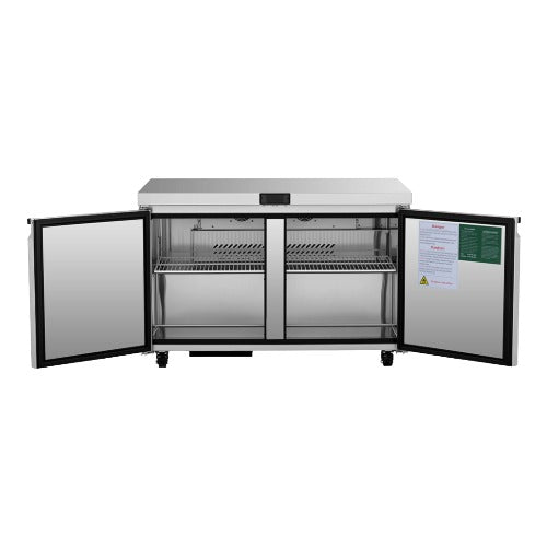 Atosa AUF48SD 48" 2 Door Undercounter Freezer