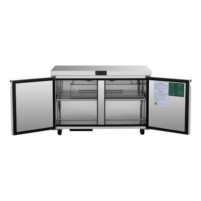 Atosa AUF48SD 48" 2 Door Undercounter Freezer