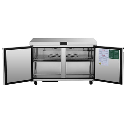 Atosa AUF60SD 60″ 2 Door Undercounter Freezer