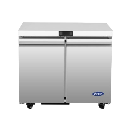 Atosa AUR36SD 36" 2 Door Undercounter Refrigerator