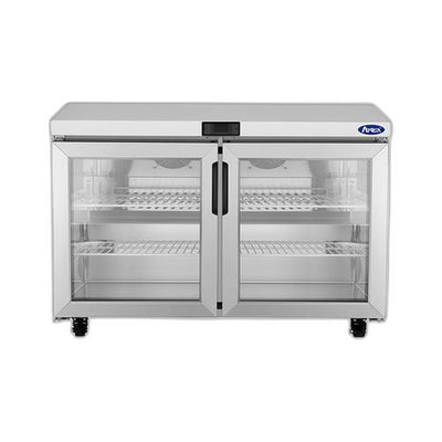 Atosa AUR48GD 48" 2 Door Undercounter Refrigerator