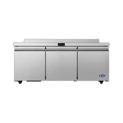 Atosa AWR72SD 72" 3 Door Side Mount Worktop Refrigerator