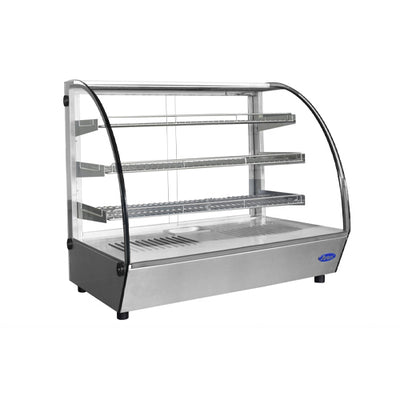 Atosa CHDC-44 27" Curved Glass Countertop Heated Display Case