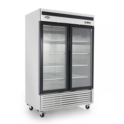 Atosa MCF8703ES 54″ 2 Swing Door Glass Reach In Freezer