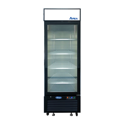 Atosa MCF8725GR 25" 1 Swing Door Glass Refrigerator Merchandiser