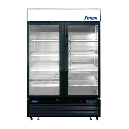 Atosa MCF8733GR 40" 2 Swing Door Glass Refrigerator Merchandiser
