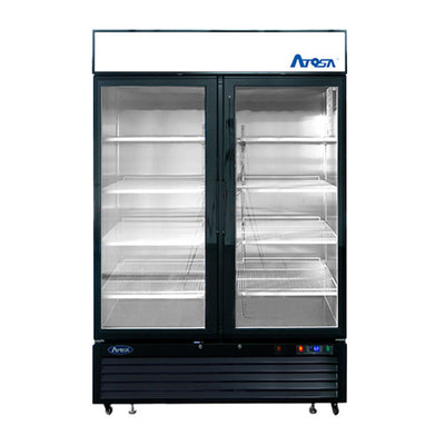 Atosa MCF8733GR 40" 2 Swing Door Glass Refrigerator Merchandiser