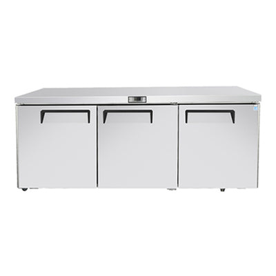 Atosa MGF8404GR 72″ 3 Door Undercounter Refrigerator