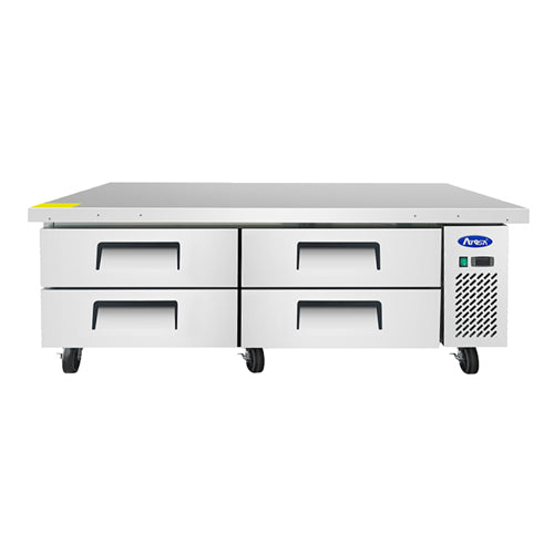 Atosa MGF8453GR 72" 4 Drawer Refrigerated Chef Base