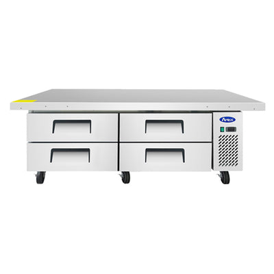 Atosa MGF8454GR 76" 4 Drawer Refrigerated Chef Base