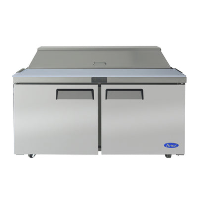 Atosa MSF8303GR 60" 2 Door Sandwich Prep Refrigerator