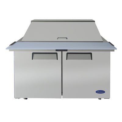 Atosa MSF8306GR 48" 2 Door Mega Top Prep Refrigerator