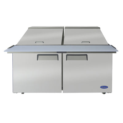 Atosa MSF8307GR 60" 2 Door Mega Top Prep Refrigerator