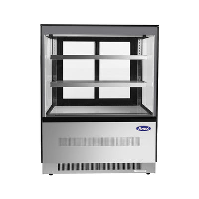 Atosa RDCS-35 36" Straight Glass Floor Refrigerated Bakery Case