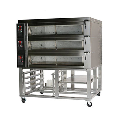 Baxter OV450N Triple Deck Narrow Electric Pizza Deck Oven - 3Ph, 208V